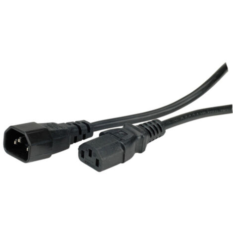 Cable Alimentacion 0,5 M. Conector Iec 320-C14 A Iec 320-C13