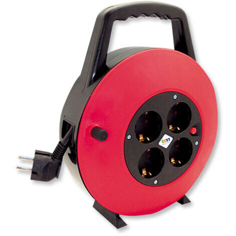 CABLE ALIMENTACIÓN BOBINA ENROLLABLE 10M