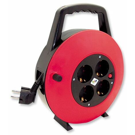 CABLE ALIMENTACIÓN BOBINA ENROLLABLE 15M