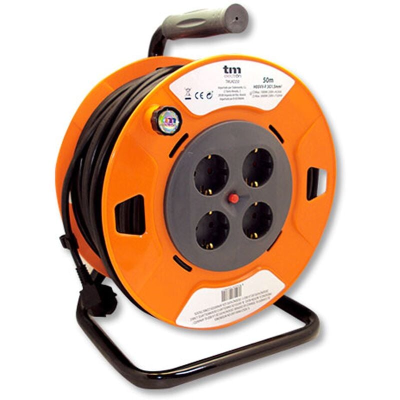 

Cable alimentación bobina enrollable 25M