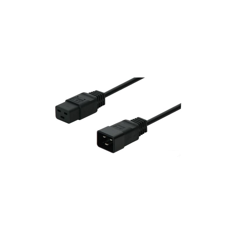 

Cable Alimentacion C20 Macho A C19 Hembra 2mts