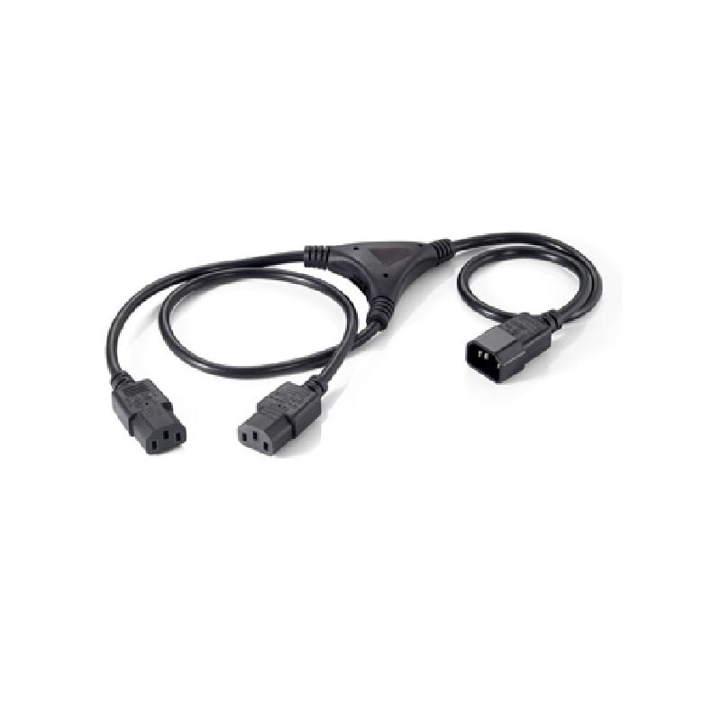 

Cable alimentacion iec macho a 2 iec hembra 1.8m 112210 - Equip
