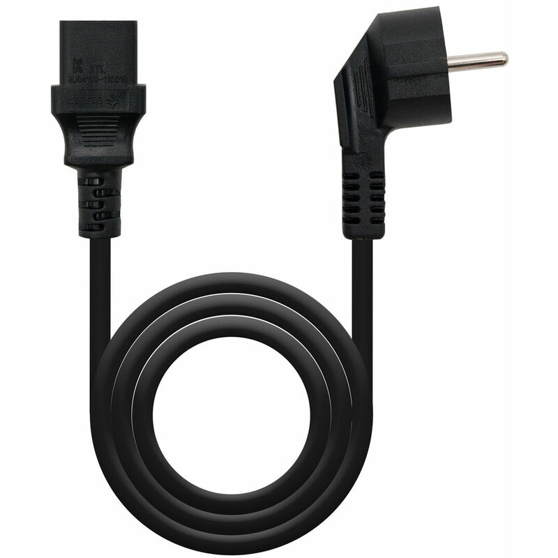 

NANOCABLE Cable Alimentación CPU - Monitor NANOCABLE 10.22.01 CEE7 C13 Negro 1,5 m