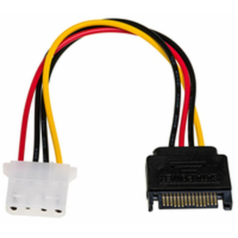 

Cable Alimentación SATA a Molex Akyga AK-CA-11 4 pin 15 cm (Reacondicionado A+)