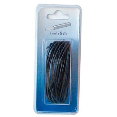 Cable Alimentation 1mm2 - 5m noir