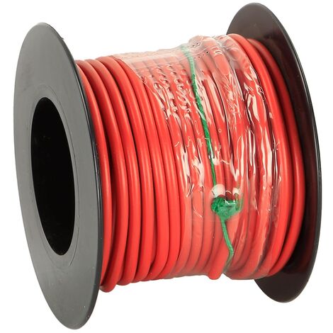 Cable Alimentation 2.50mm2 Rouge 10m