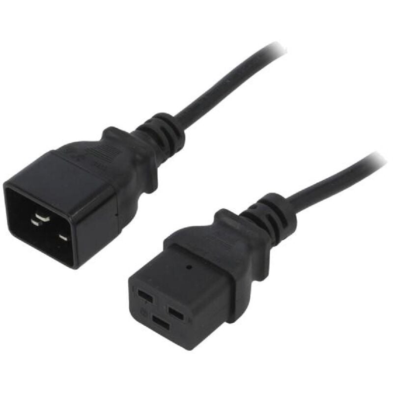 Adnauto - Cable alimentation C19 femelle vers C20 male 1.8m