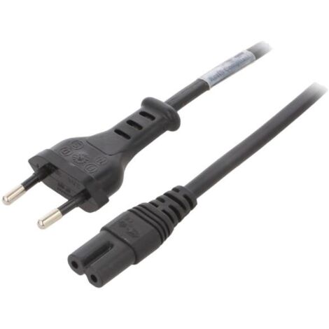 Cable alimentation vers C7 femelle 2m