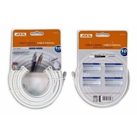 Cable coaxial TV Pack 10 m Electro Dh 49.104/10 8430552116256