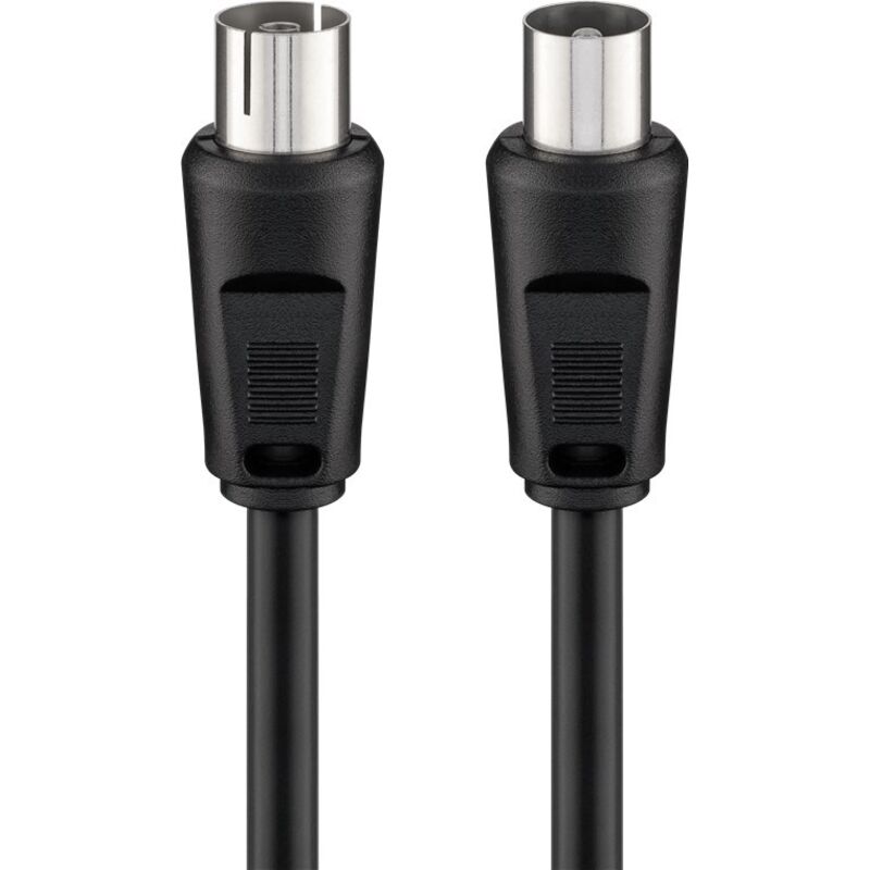 

Cable antena de TV de 75 Ohm 20 M Negro