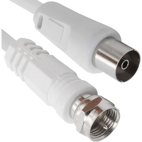 Cable antena tv coaxial blanco LSFH T100 PLUS Televes 214110