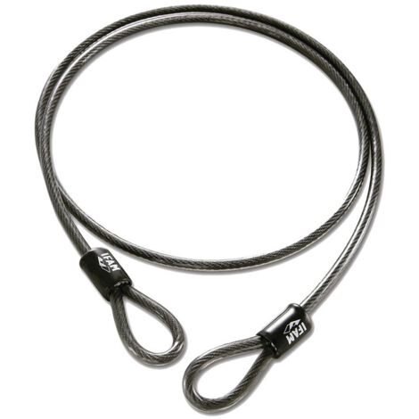 Cable antirrobo con lazos para bicicletas xl200 200 cm x 10 mm