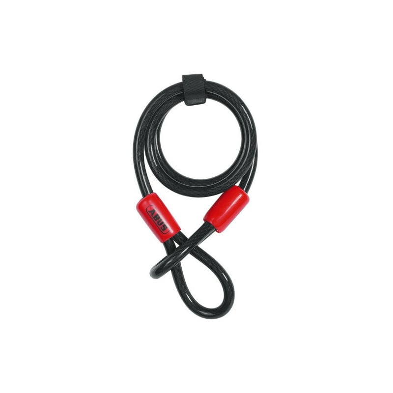 Câble en acier COBRA 2 boucles Noir