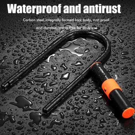 Câble antivol en acier renforcé pour vélo, VTT, vélo électrique et vélo pliant avec support