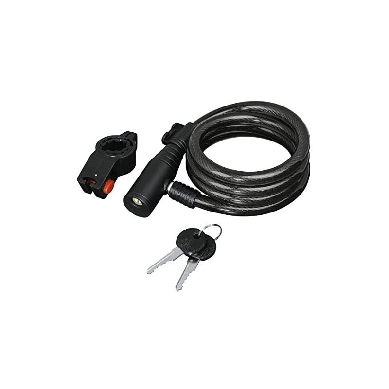 Câble Antivol En Spirale Pour Vélo, 120cm, Noir Hama 00178110
