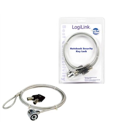 Câble antivol ordinateur portable avec 2 clés Logilink