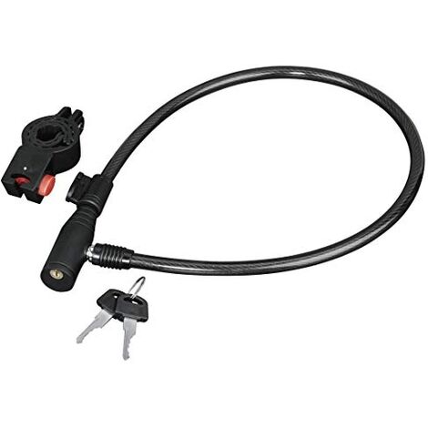 CÂBLE ANTIVOL POUR VÉLO, 65CM, NOIR HAMA 00178109