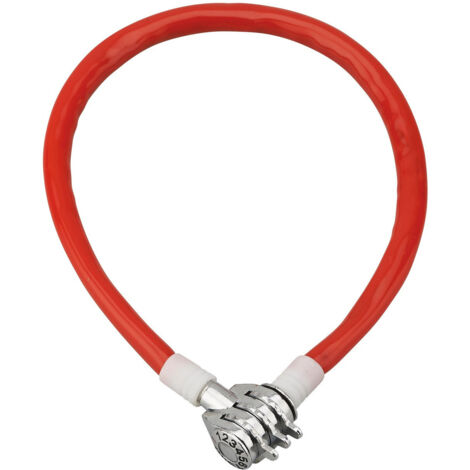 Cable Antivol Vélo à Code  Diamêtre 5mm - 0.50 M - Thirard