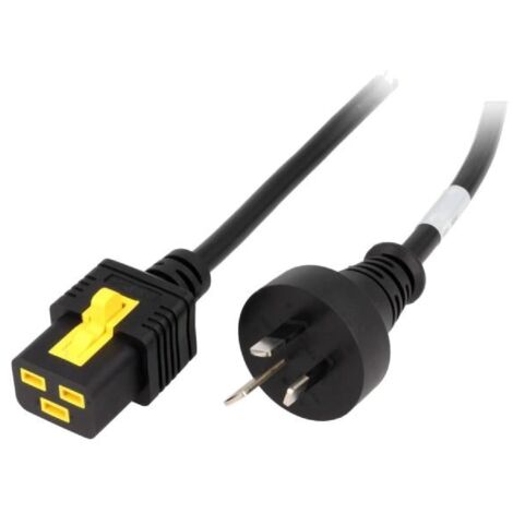 Cable AS3112 mal vers C19 femelle 2m avec blocage