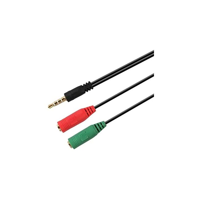 

Aisens - Cable audio 1xjack-3.5 a 2xjack-3.5 0.2m