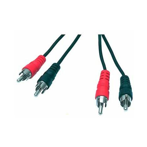 WENTRONIC goobay Câble de connection RCA, 1.5 m - 2x RCA mâle 2x RCA mâle (audio gauche/droite) (50028)