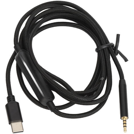 Câble audio 2.5mm vers USB-C sans perte pour casques Bose QC25 QC35 QC45 NC700 OE2 AE2, longueur 1.5m