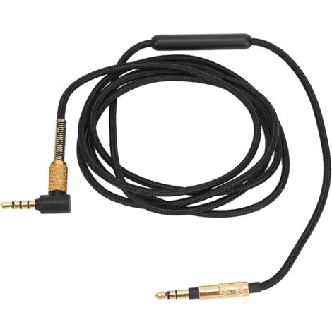 Câble audio 3.5 mm avec microphone pour casques Sony WH-1000XM5, XM4, XM3, CH510, CH720N, fil équilibré, remplacement