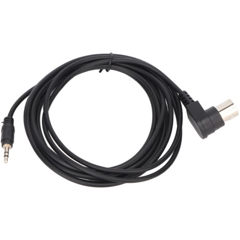 Câble Audio 3.5mm Jack Mâle vers Mini DIN 5 Pins Mâle, Angle Droit 90°, Longueur 3m - Qualité Haute Fidélité