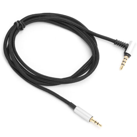 Câble audio 3.5mm mâle vers 2.5mm mâle pour casque Turtle Beach PX5, PX4, PS4 - Noir
