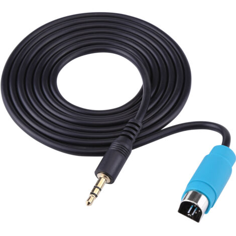 Câble Audio AUX pour Autoradio Alpine CDA CDE IVA - Connexion Mini Jack