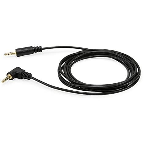 Equip Câble Audio Mini Jack 3.5mm Mâle vers Mini Jack 3.5mm Mâle Coudé 2.5m  Noir