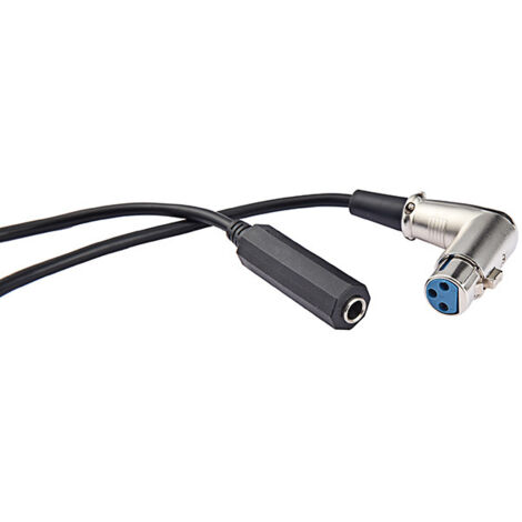 Câble audio coudé XLR femelle vers jack 6,5 mm femelle, câble triple conducteur 6,35 mm femelle vers XLR mâle pour microphone de console d'accordage