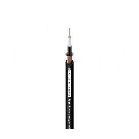 Cable Audio Desbalanceado 0,22mm Negro Adam 3 Star (100m) K3i122