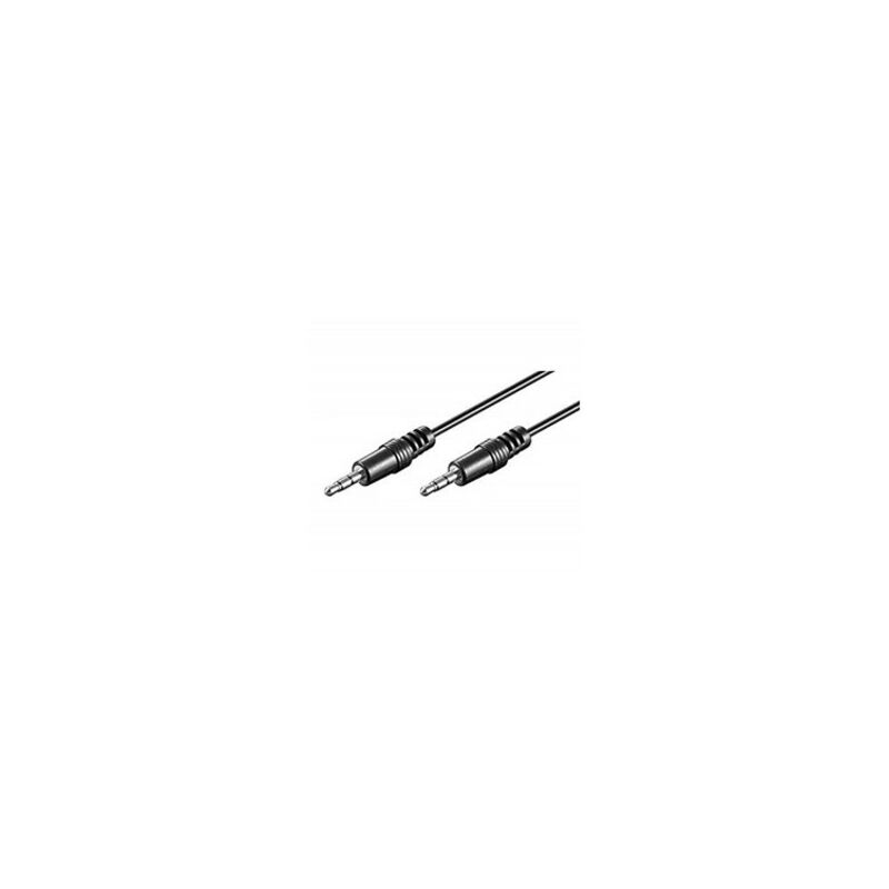 

Cable audio jack 3.5 macho macho 1.5 metros negro - Ewent