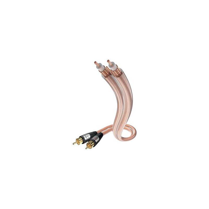 Inakustik 00304107 cable de audio 0.75 m RCA Transparent