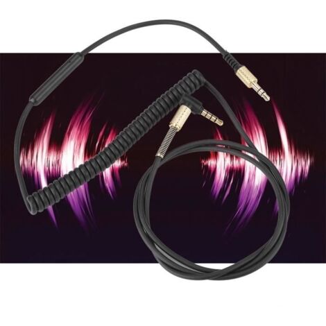 Câble Audio - Marshall - II - 3,5 mm Male Coudé - 3,5 mm Male Droit - 119 cm de Longueur