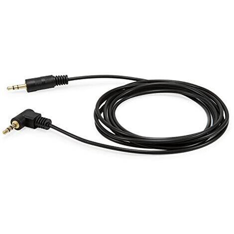 CABLE AUDIO MINI JACK 3.5MM MACHO A  MINI JACK 3.5MM MACHO ACODADO 2.5M