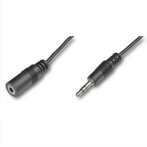 CABLE AUDIO MINI JACK 3.5MM MACHO-HEMBRA 2.5METROS EQUIP