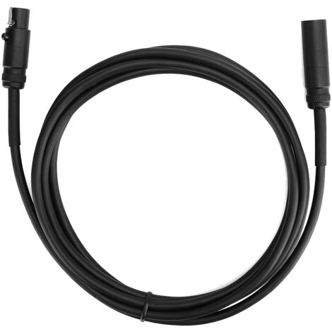 Câble audio Mini XLR 3 broches mâle-femelle pour micro caméra DSLR, 2 mètres