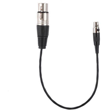 Câble audio Mini XLR Femelle vers XLR Femelle 3 broches pour caméras et appareils photo, connexion microphone standard