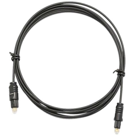 Câble audio numérique à fibre optique de 3 mètres pour connexion à un lecteur DVD/CD