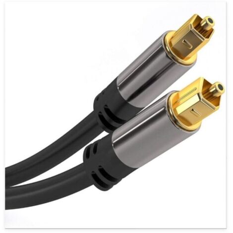 Câble audio numérique optique 2 m pour home cinéma, PS4, XBOX