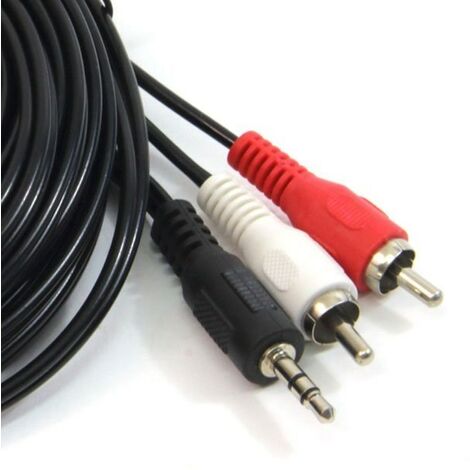 10M 32FT vidéo cable rallonge rca jack câble prise phono connecteur plug  pour recul voiture fil de détection rouge