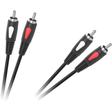 Câble audio RCA, câble RCA 1,8 m, 2 RCA - 2 RCA, Cabletech Eco-Line
