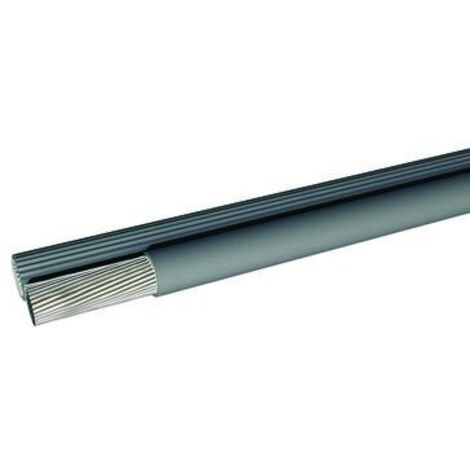 Câble audio S2Ceb-Groupe Cae 1 paire , 1 mm², Plat, gaine Gris ( Prix pour Bobine de 100 Mètres )