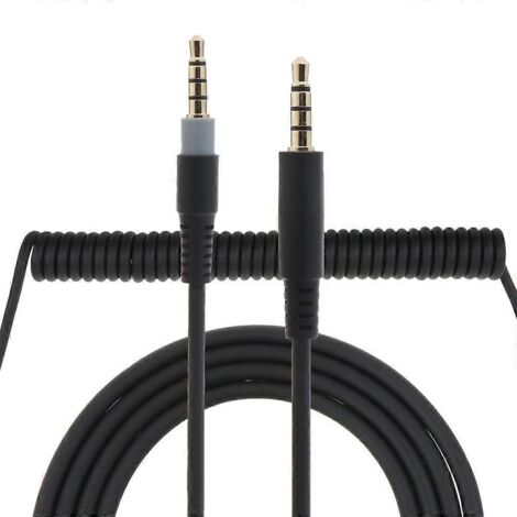 Câble audio stéréo avec fiche plaquée or pour casque Cloud Alpha