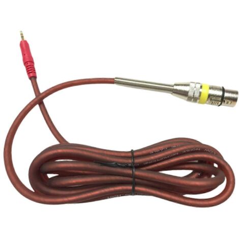 Câble audio symétrique XLR vers microphone 3,5 mm pour haut-parleur d'ordinateur ---