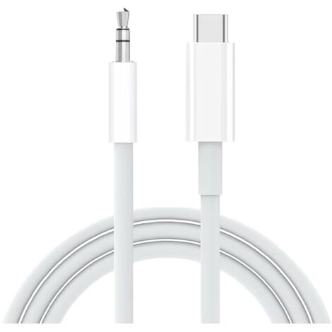 Cable Audio USB C Vers Jack 3 5 Mm - DAC Intégré 24 Bit 96 Khz - Compatible iPhone 15 16 Samsung Galaxy Pixel Huawei - 1 Pièce