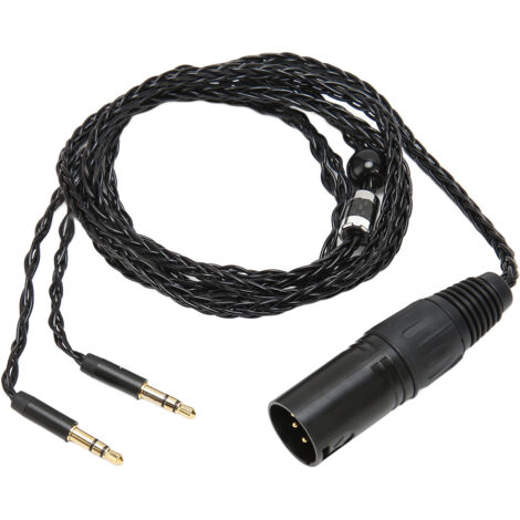 Câble audio XLR mâle 4 broches vers double jack 3,5 mm mâle pour casques Hifiman et Sony