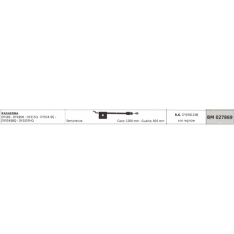 Câble automoteur DAYEE tondeuse DY18S - DY18SH - DY504 câble 1200mm gaine 896mm